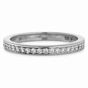 0.22ct Enticement Round Brilliant Cut Diamond Channel Set 18ct White Gold Eternity Ring