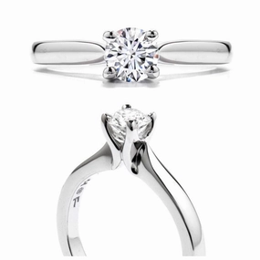 0.30ct Pure Bridal Diamond Solitaire 18ct White Gold Ring