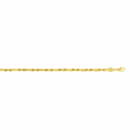 14k Yellow Gold 24" Figarope Link Chain Necklace