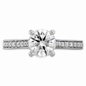 18ct white gold Enticement Channel Engagement Ring