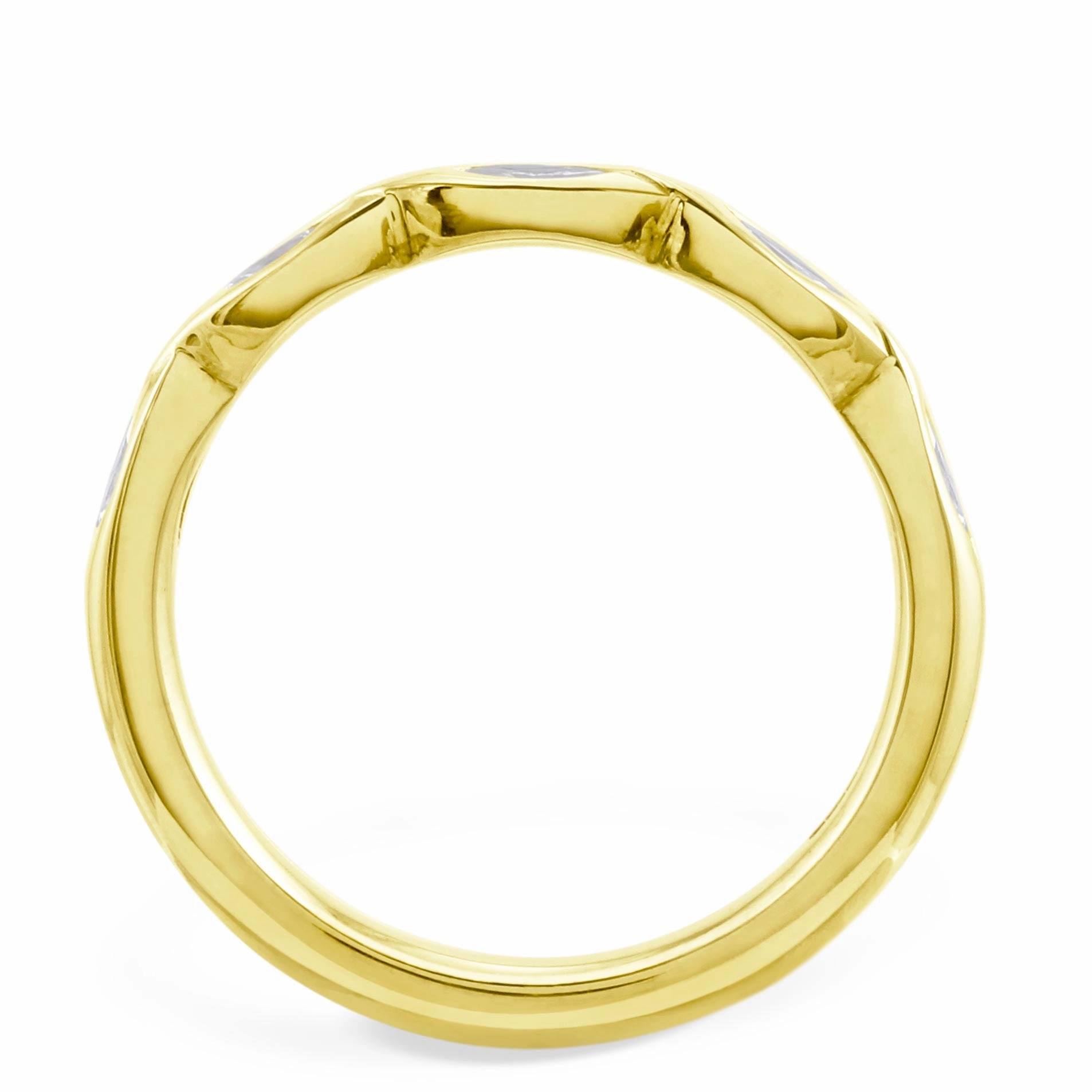 18ct Yellow Gold 0.30ct Marquise Cut Five Stone Ring