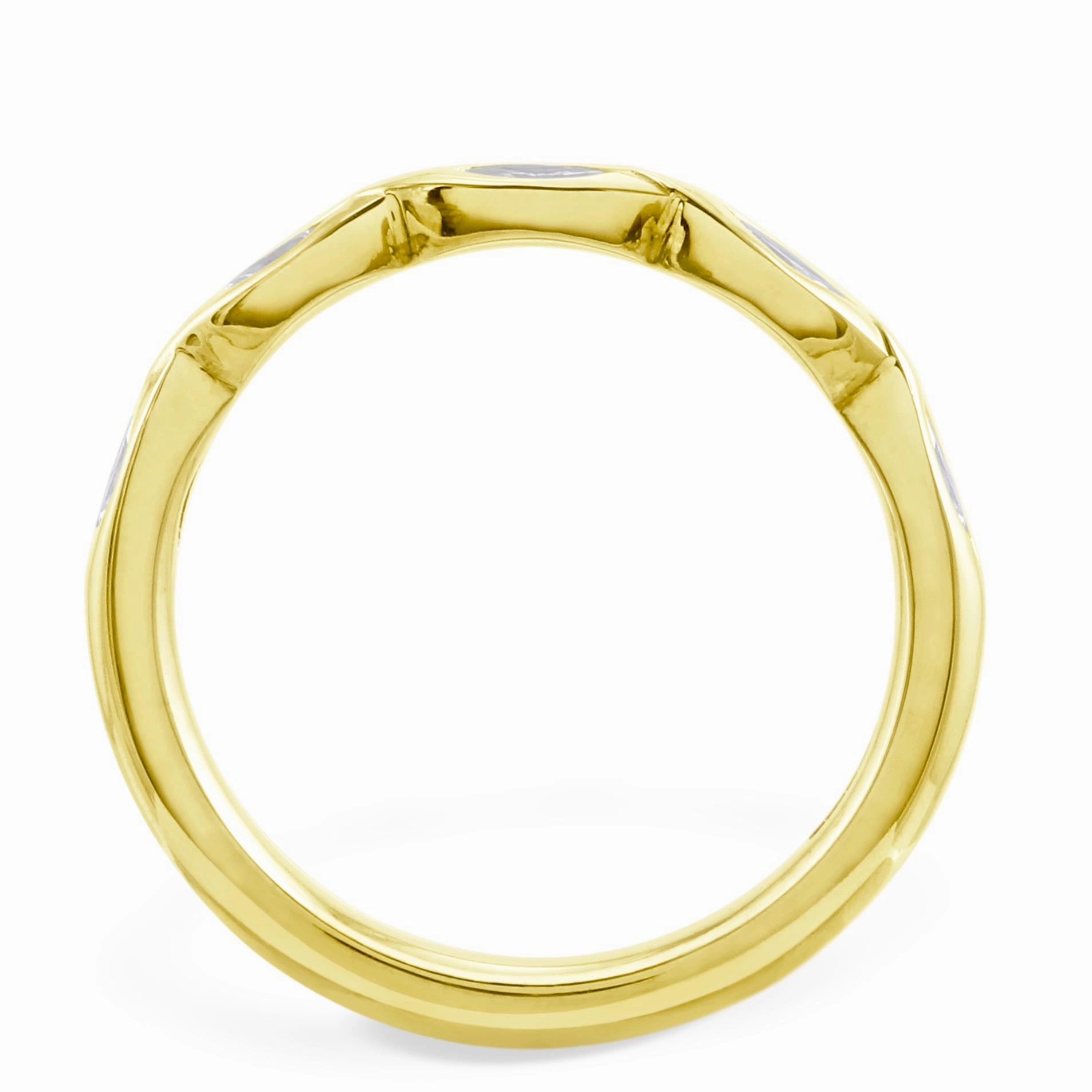 18ct Yellow Gold 0.30ct Marquise Cut Five Stone Ring