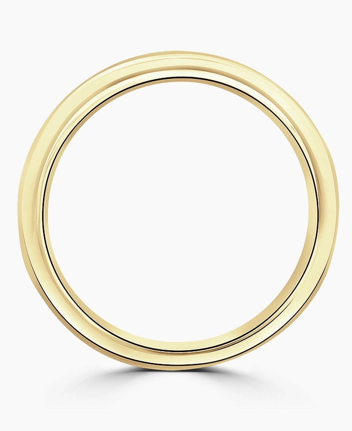 18ct Yellow Gold 0.50ct Round Brilliant Cut Diamond Channel Set Half Eternity Ring