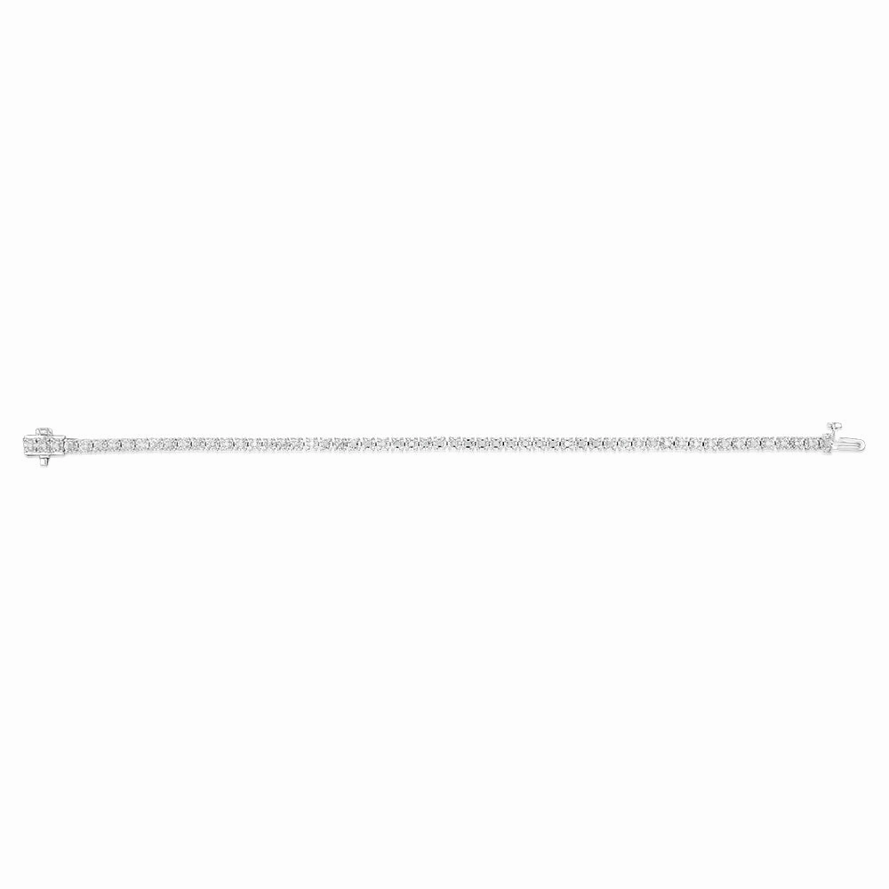 1/2 Carat Diamond 18cm Tennis Bracelet with Brilliant Cut Diamonds in Sterling Silver