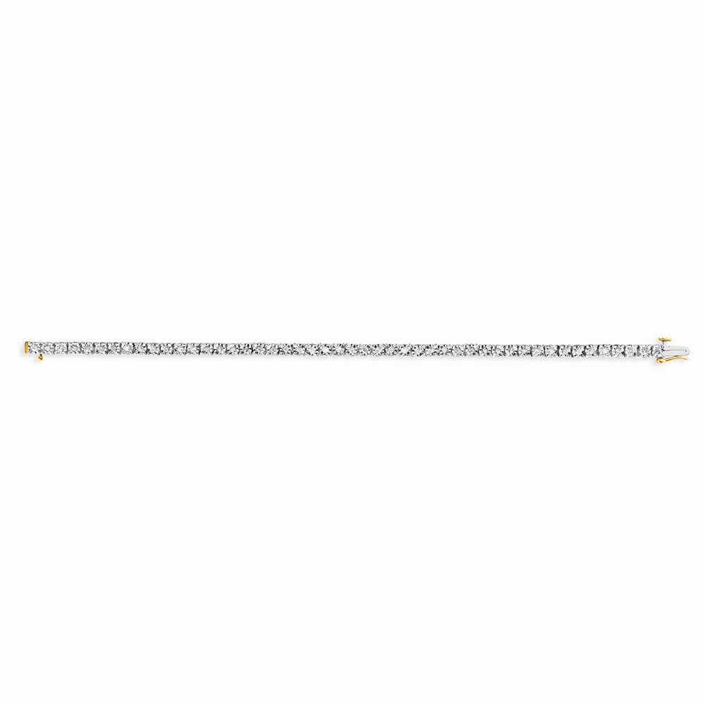 1 Carat Diamond Tennis Bracelet in 9ct Yellow Gold