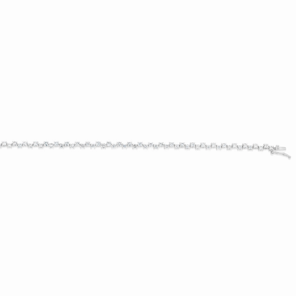 2 Carat Diamond Tennis Bracelet in 10ct White Gold