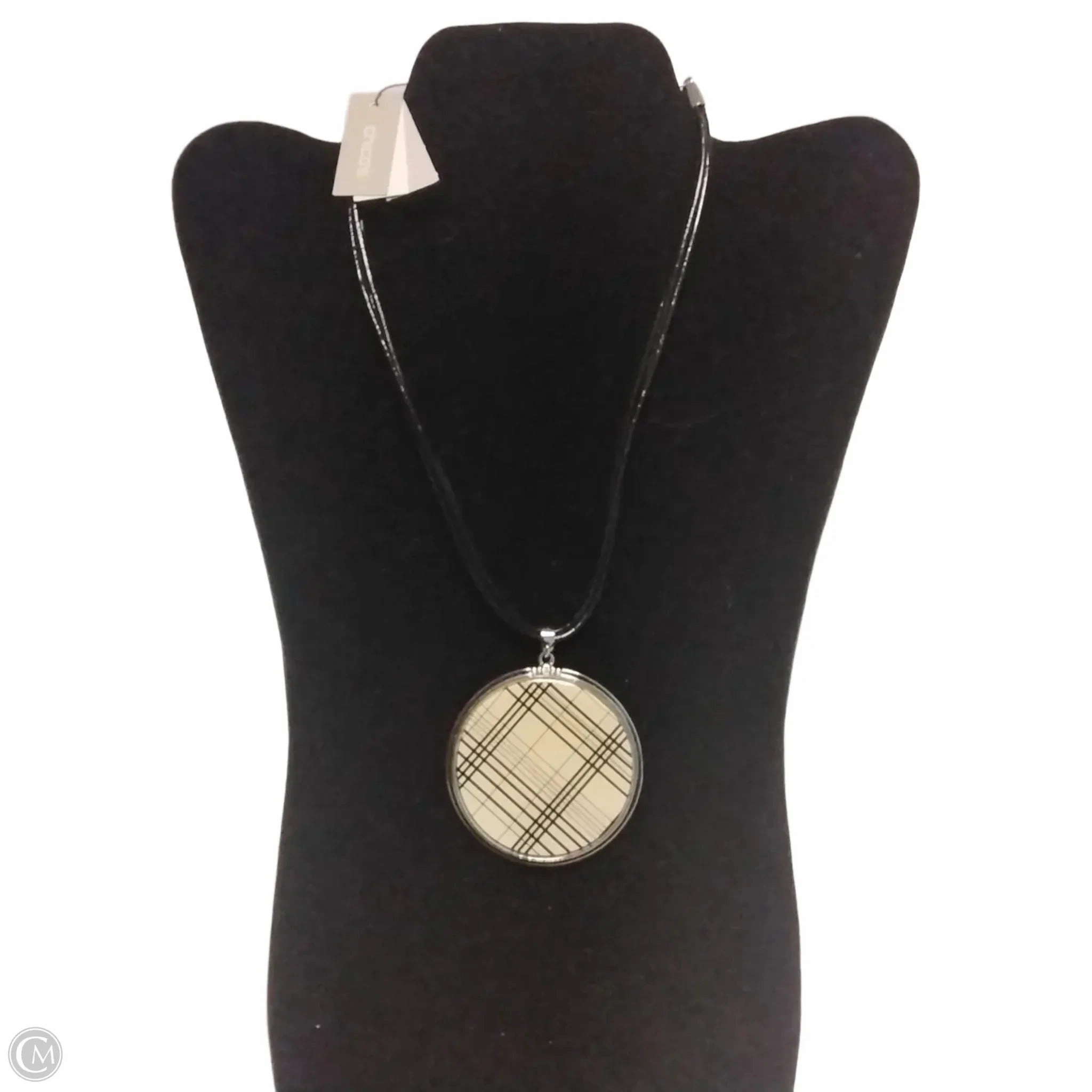 2 SIDED Necklace Pendant By Chicos