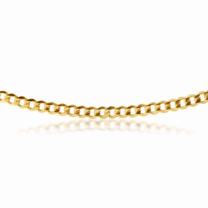 9 carat Silver Filled Figaro 120Gauge 21cm Bracelet