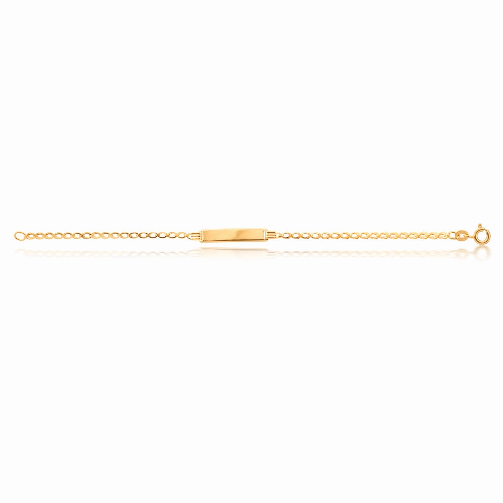 9 ct Belcher 16cm ID Bracelet