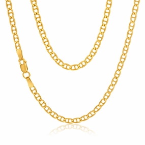9ct Superb Yellow Gold Silver Filled Anchor Chain