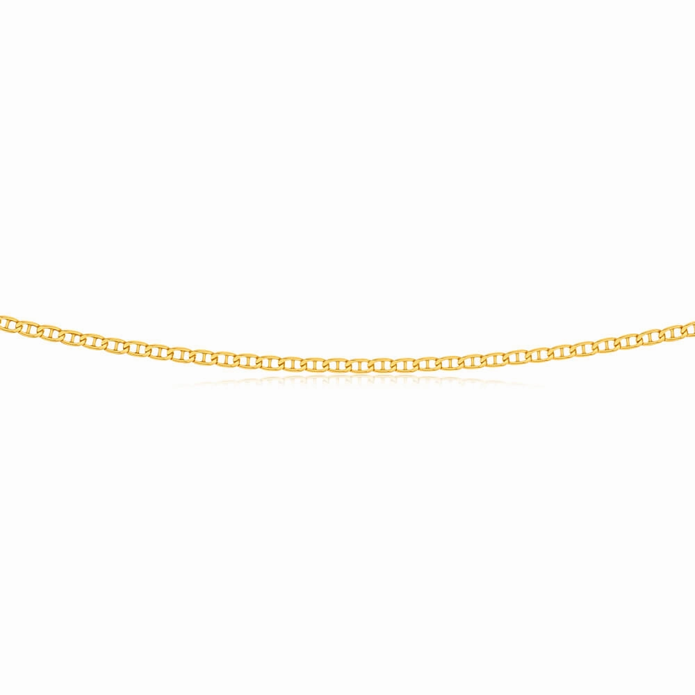 9ct Superb Yellow Gold Silver Filled Anchor Chain