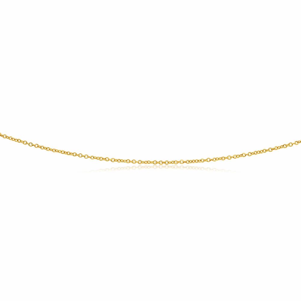 9ct Superb Yellow Gold Silver Filled Belcher Chain