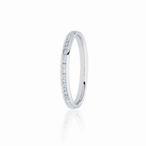9ct White Gold Diamond Eternity Ring