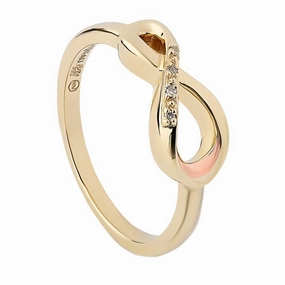 9ct Yellow and Rose Gold Eternity Ring