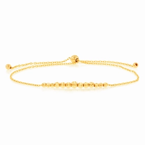 9ct Yellow Gold 24cm Adjustable Bracelet