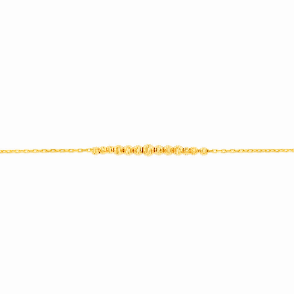 9ct Yellow Gold 24cm Adjustable Bracelet