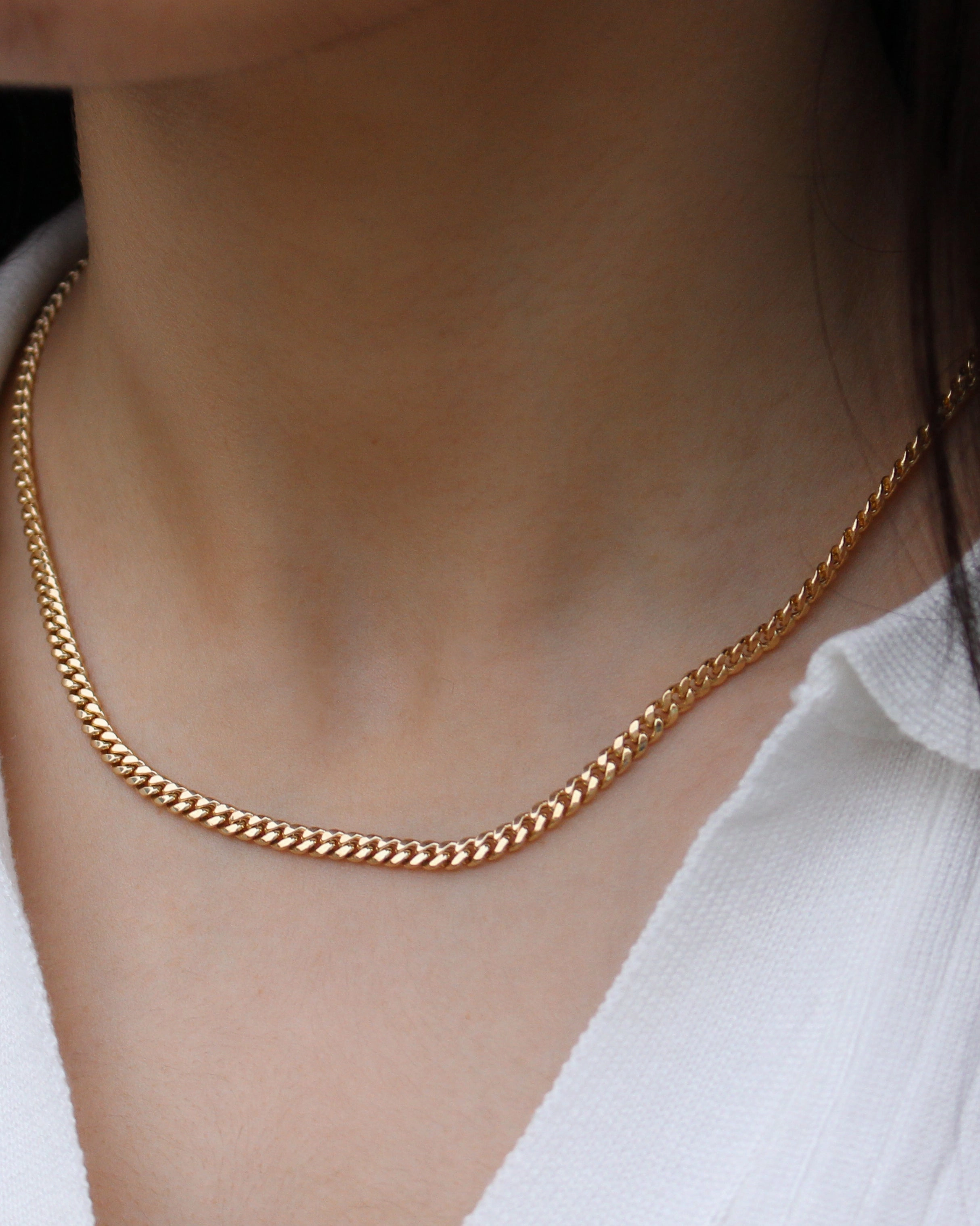 9ct Yellow Gold 45cm Curb Chain