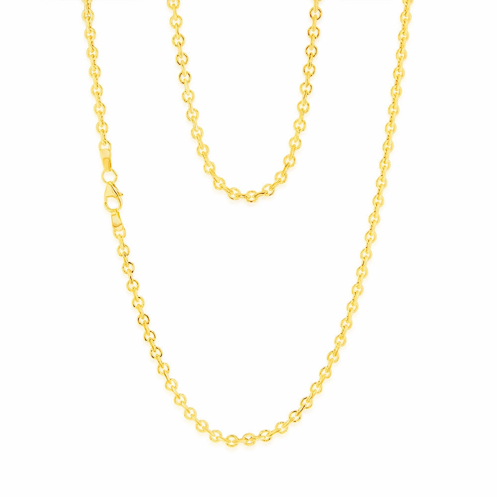 9ct Yellow Gold Belcher 45cm Chain