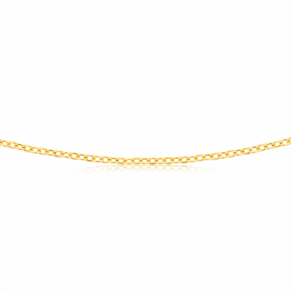 9ct Yellow Gold Belcher 60 Gauge 50cm Chain