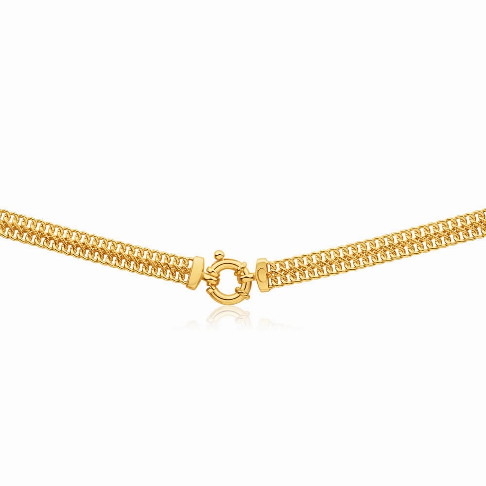 9ct Yellow Gold Copper Filled Mesh Chain