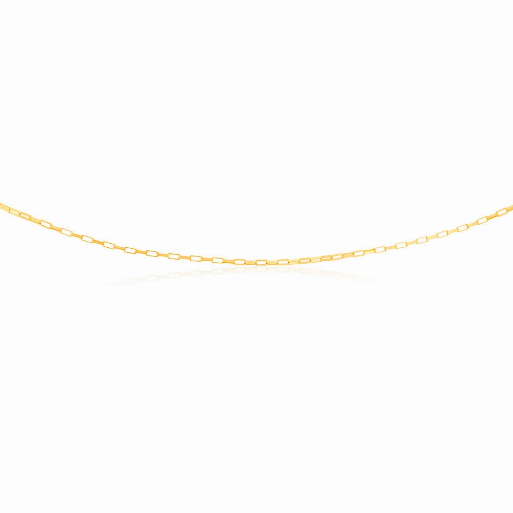 9ct Yellow Gold Fancy 26 Gauge 45cm Chain