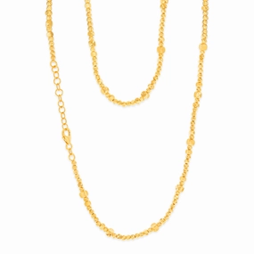 9ct Yellow Gold Fancy 45cm Chain