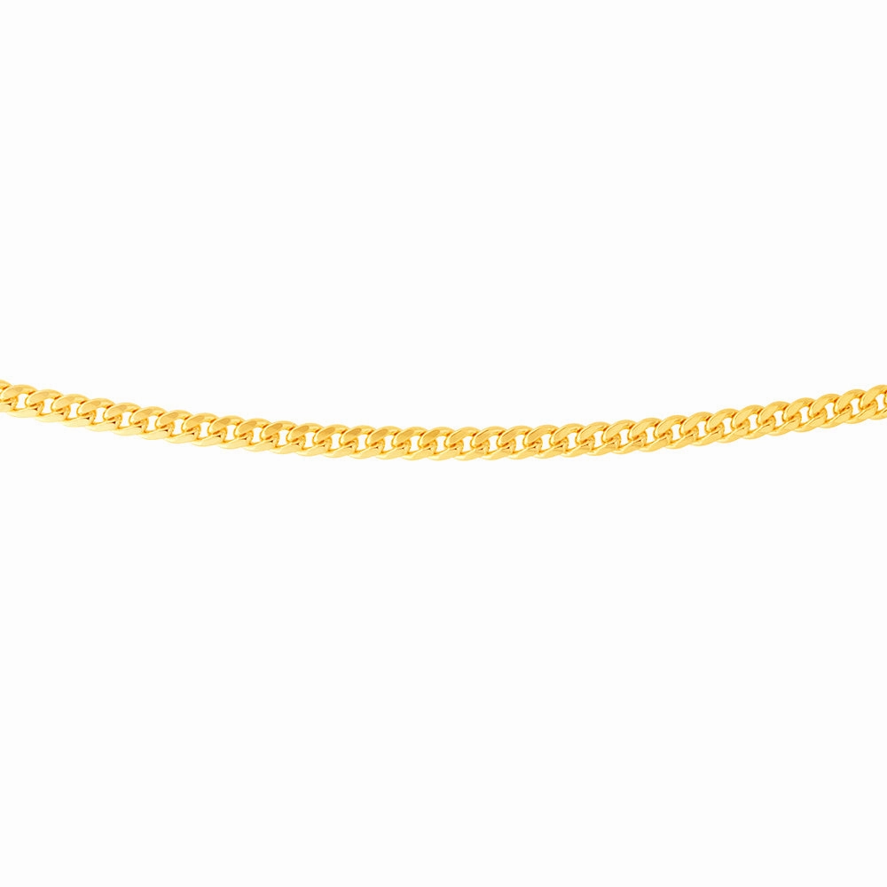 9ct Yellow Gold Filled 50cm Curb Chain