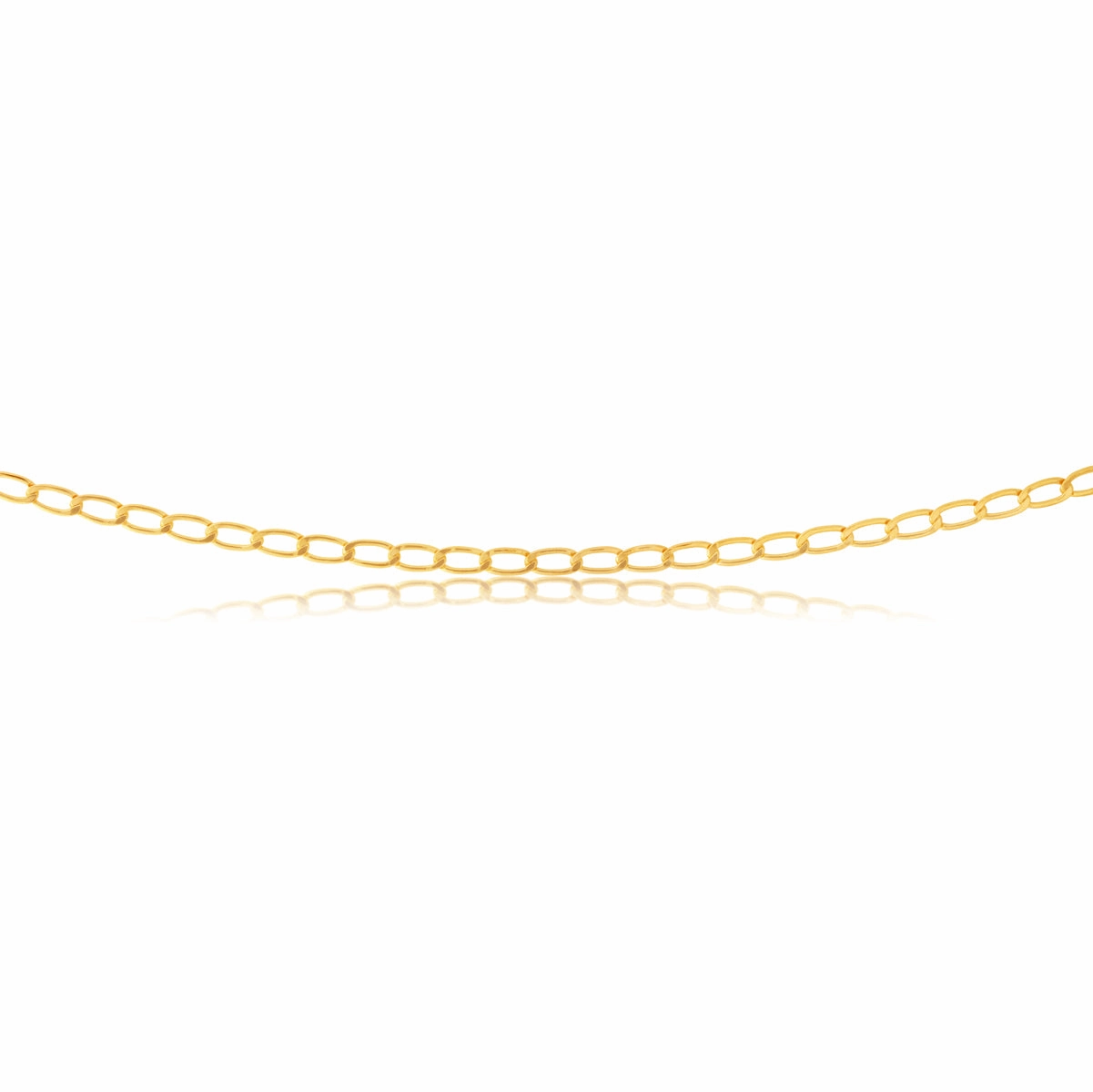 9ct Yellow Gold Filled 50cm Curb Chain