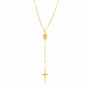 9ct Yellow Gold Rosary 40.60cm Chain