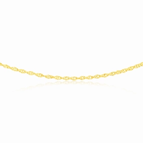 9ct Yellow Gold Silver filled 50cm Chain