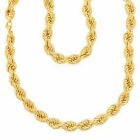 9ct Yellow Gold Silverfilled 200 Gauge 60cm Chain