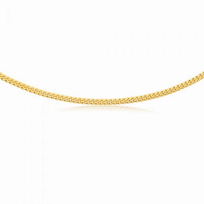 9ct Yellow Gold Silverfilled 55cm Chain 9SS