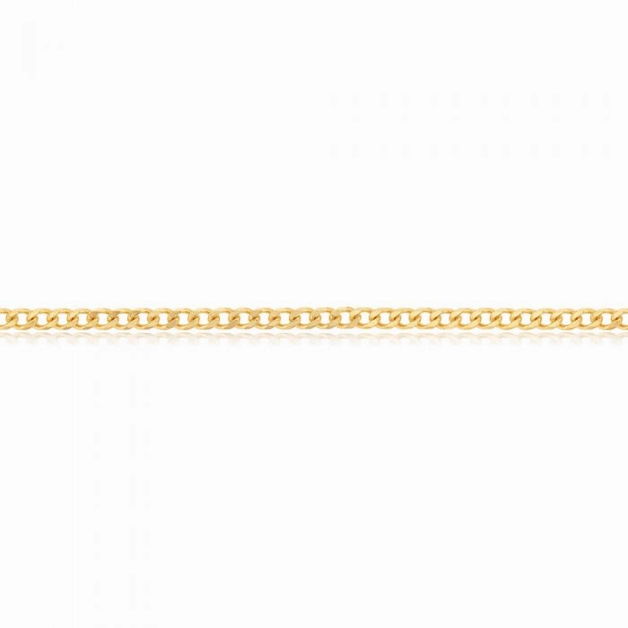 9ct Yellow Solid Gold 55cm 70 Gauge Curb Chain
