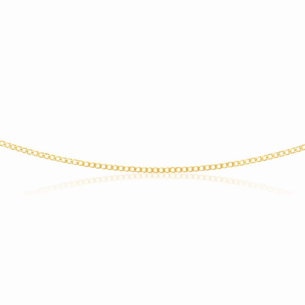 9ct Yellow Solid Gold 60 Gauge 50cm Chain