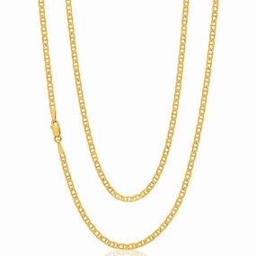 9ct Yellow Solid Gold Anchor Chain