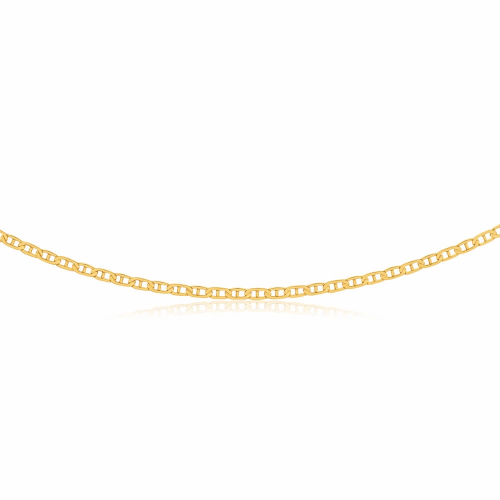 9ct Yellow Solid Gold Anchor Chain