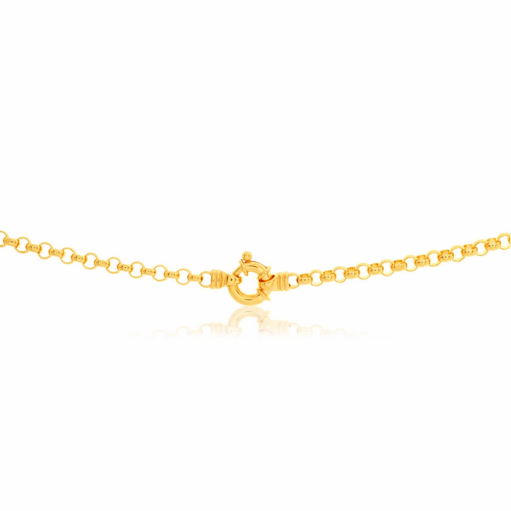 9ct Yellow Solid Gold Belcher Chain