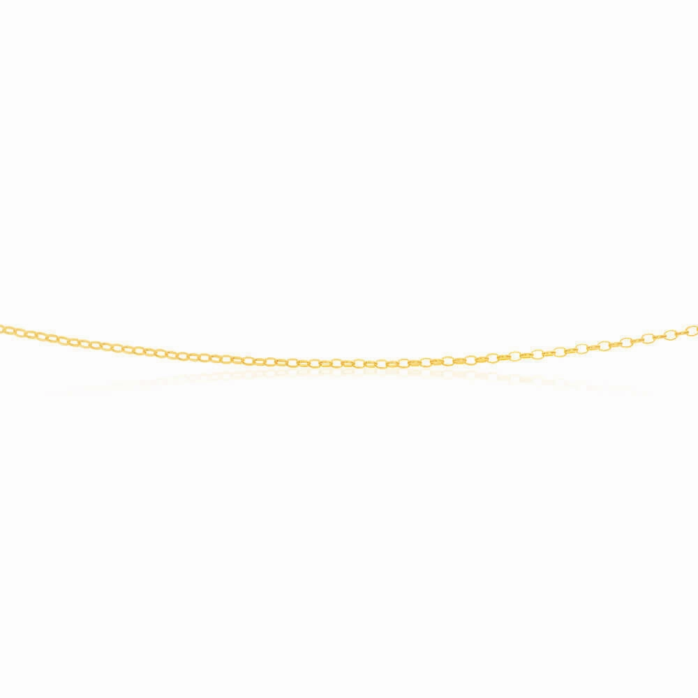 9ct Yellow Solid Gold Delightful Belcher Chain