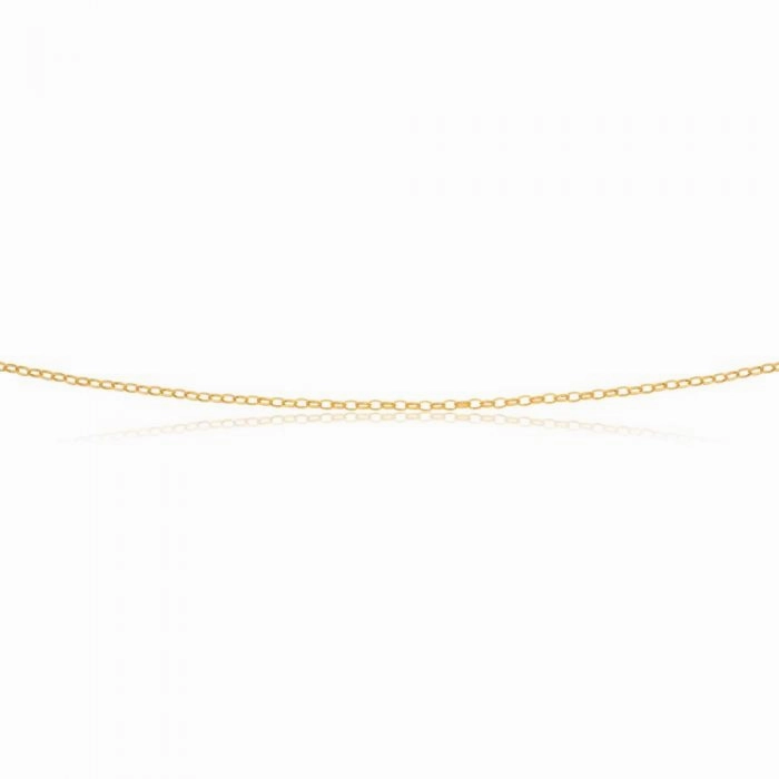 9ct Yellow Solid Gold Enticing Belcher Chain