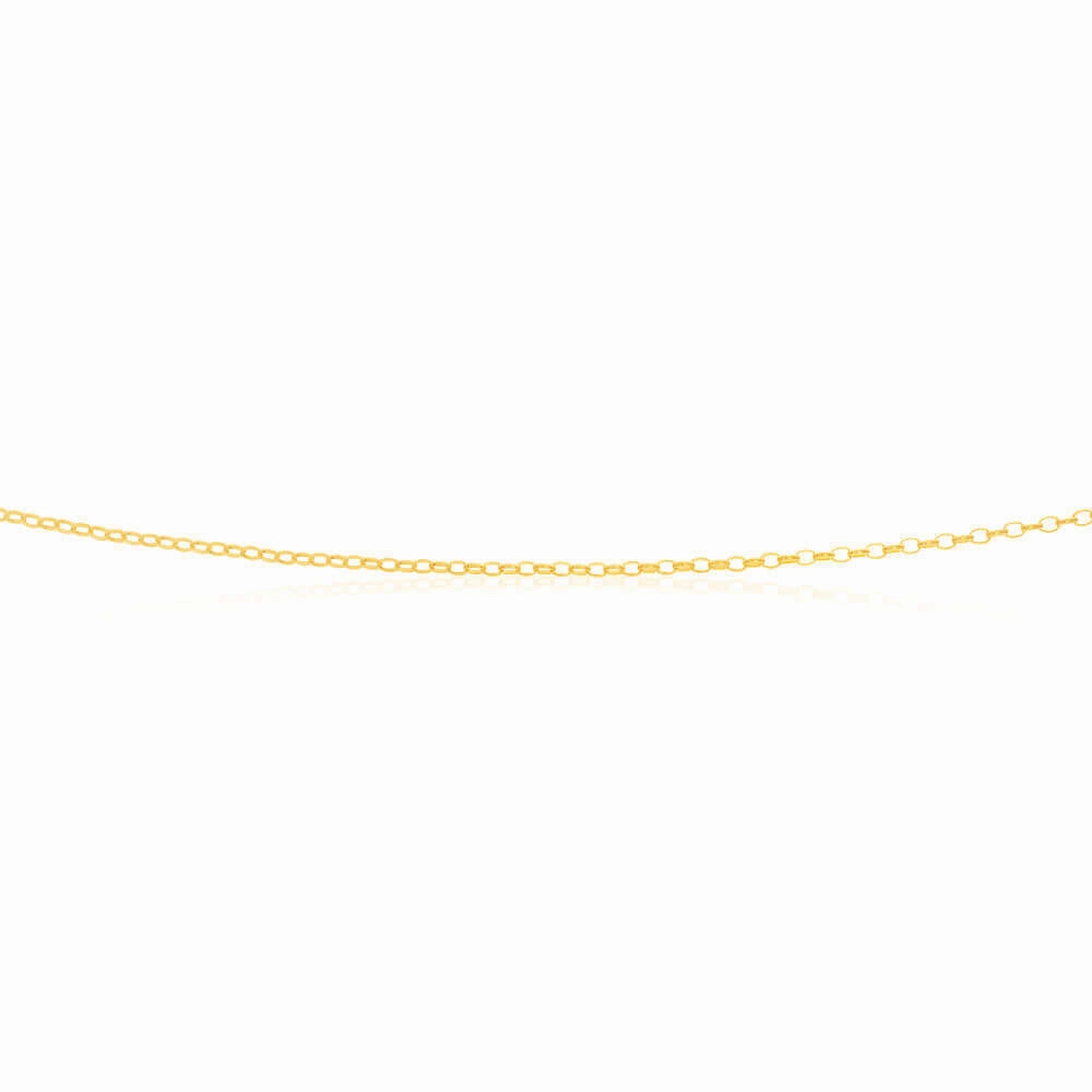 9ct Yellow Solid Gold Exquisite Belcher Chain
