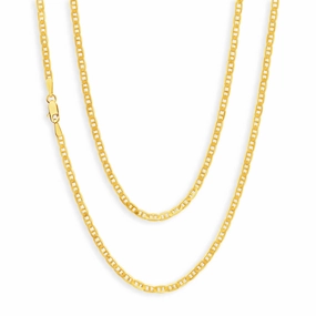 9ct Yellow Solid Gold Gorgeous Anchor 55cm Chain