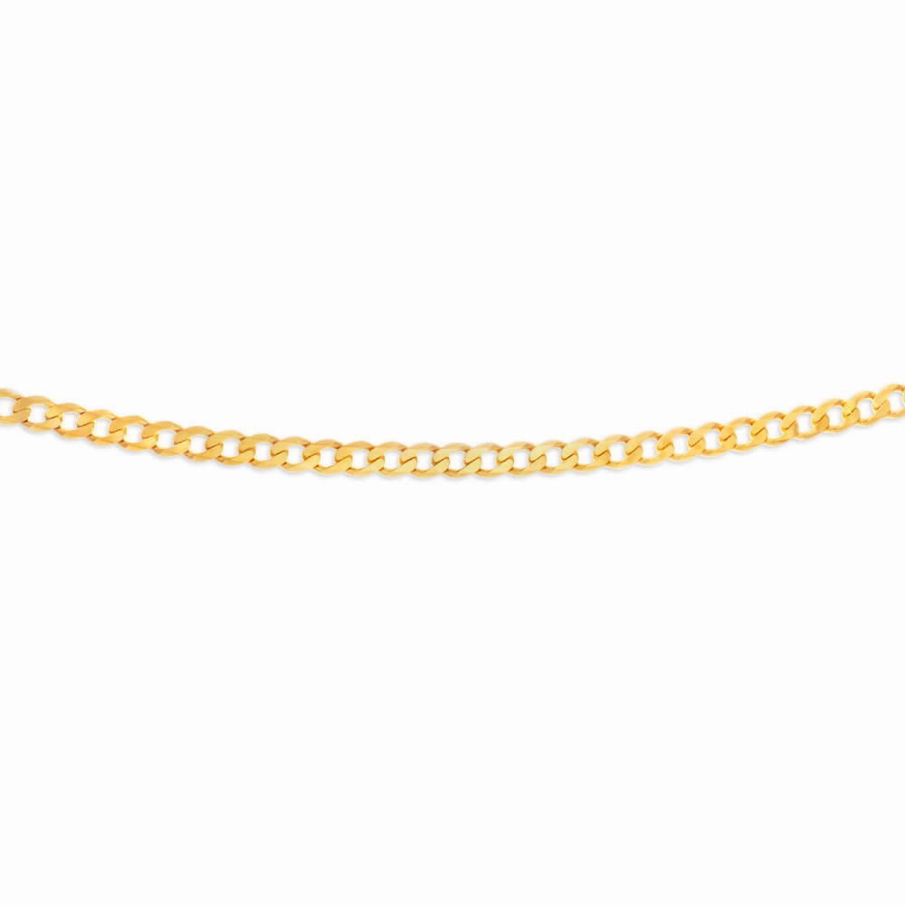 9ct Yellow Solid Gold "Noah" Curb Chain