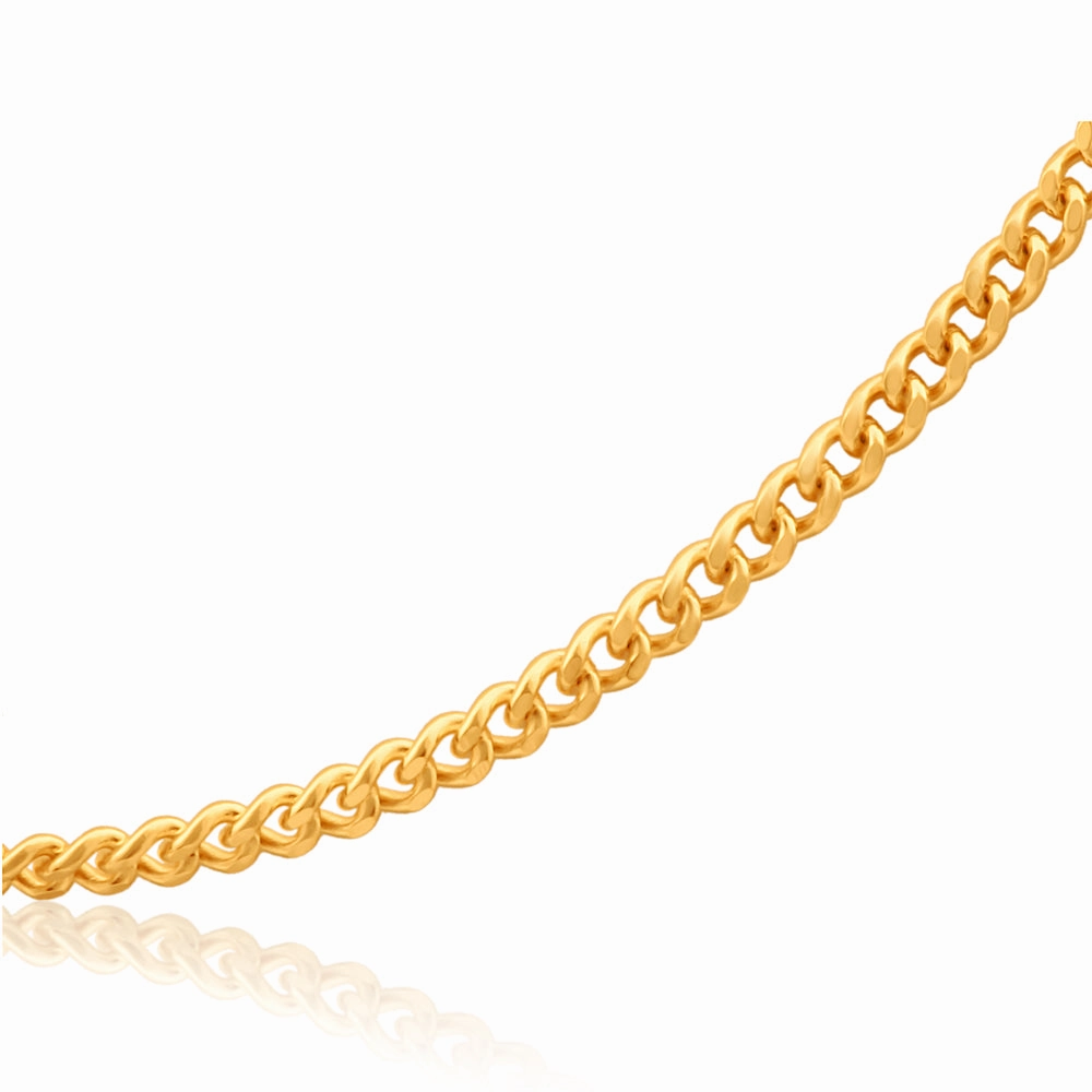 9ct Yellow Solid Gold "Wyatt" Curb Chain