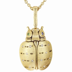 Alex Sepkus Big Bug Pendant Necklace - M-125S