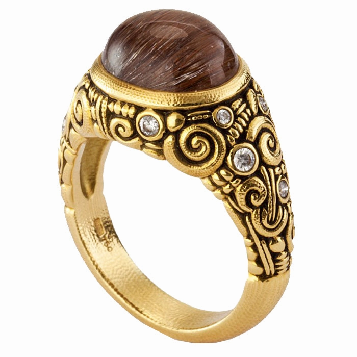 Alex Sepkus Cabochon Oval Ring - R-33M