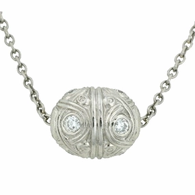 Alex Sepkus Carved Ball Pendant Necklace - M-6P15P