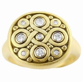 Alex Sepkus Celtic Spring Dome Ring - R-161D