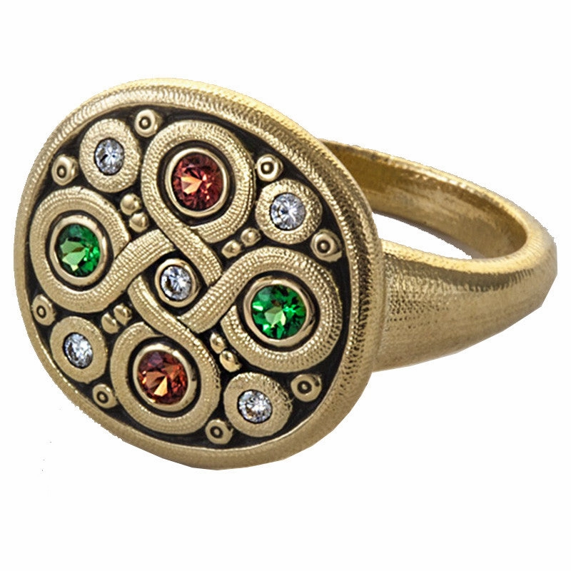 Alex Sepkus Celtic Spring Dome Ring - R-161S
