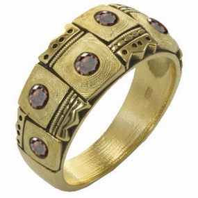 Alex Sepkus Crowned Heads Dome Ring - R-159DC