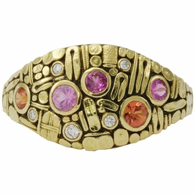 Alex Sepkus Curious Characters Dome Ring - R-146S